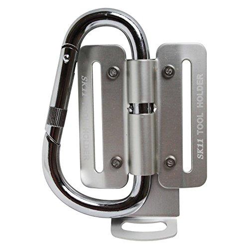 SK11(エスケー11) ツールフックR 極太スチールカラビナ HG シルバー SAC-TFR