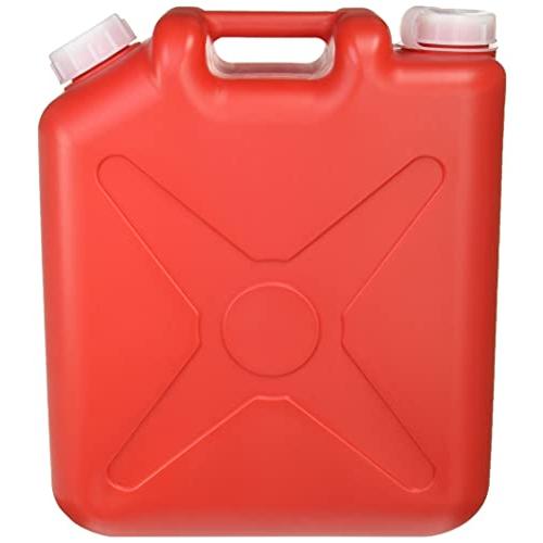 瑞穂化成工業 扁平缶 ノズル無 20L レッド 0207R 両口 カラーポリタンク
