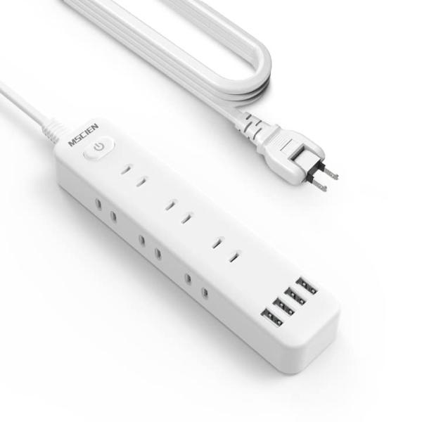 Mscienエムサイン 延長コード 5m 電源タップ usb付き 9個AC口 4個USBポート テー...