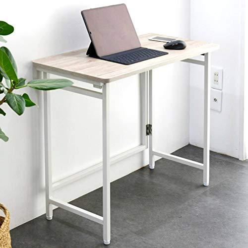 山善(YAMAZEN) 折りたたみ デスク 幅80×奥行40×高さ70cm コンパクト 傷・汚れ・水...