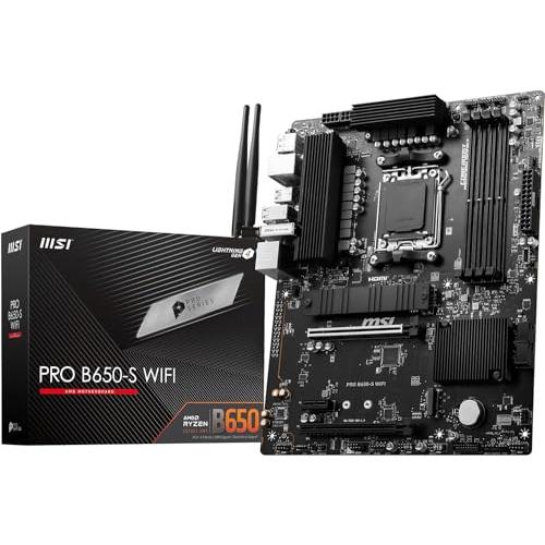 MSI マザーボード PRO B650-S WIFI B650搭載 信頼性の高い6層PCB設計・12...