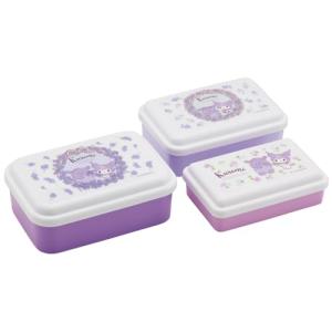 スケーター(Skater) 抗菌 シール容器 保存容器 クロミ フラワーリース  3個セット 日本製 SLUS3AG-A