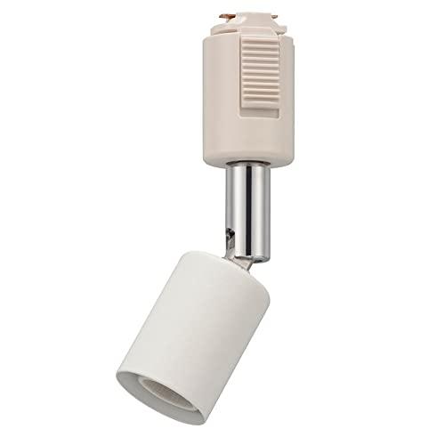 オーム電機 ダクトレール用スポットライト レールライト ライティングダクト用 E17口金 ホワイト ...