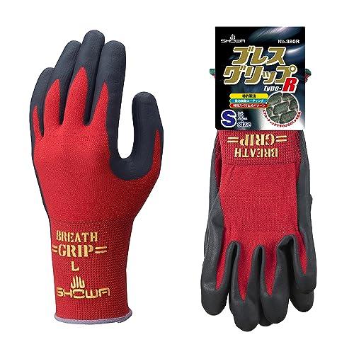 ショーワグローブ(Showaglove) No.380Rブレスグリップ type-R レッド Sサイ...
