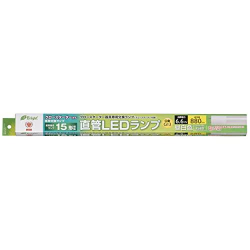 直管LEDランプ 15形相当 G13 昼白色 グロースターター器具専用 ダミースターター付_LDF1...