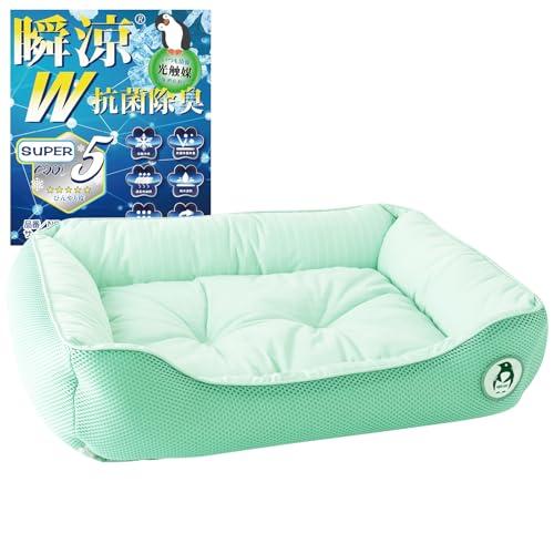 IMA HOME 獣医師監修×瞬涼R冷感 犬 猫 ベッド 夏 ひんやり 冷感 ペットベッド 洗える ...