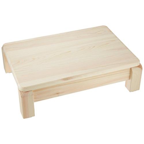 光大産業 木製踏み台 総ひのき のれるん台(R)DX S型 滑り止め付 幅44cm 高さ11.9cm