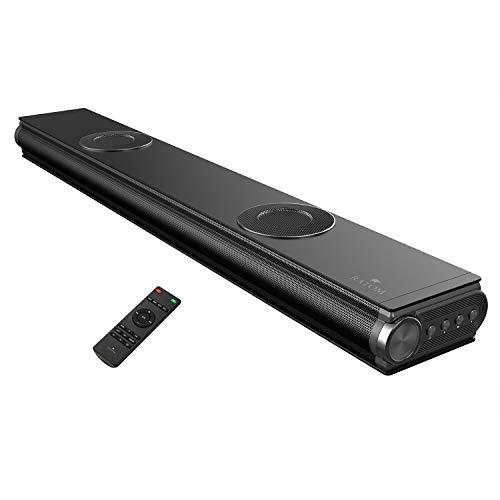 RATOM重低音強化型ver2 サウンドバー テレビ スピーカー ホームシアター 120W・2.2c...
