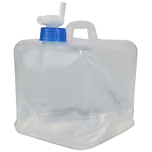 折りたたみ式ウォータータンク5L コック付き 水いれ 備蓄 アウトドア 保管タンク コンパクト （5...