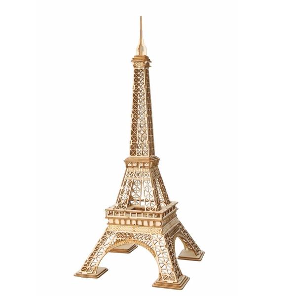 つくるんですR 日本語説明書付 3D ウッドパズル オーナメントシリーズ (エッフェル塔)