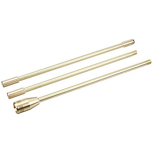 野良道具製作所 ALL真鍮製火吹き棒 「野良ブラスター」 ロングver. 3本継90cm ゴールド