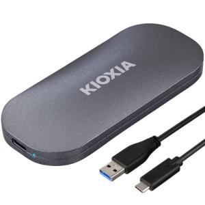 キオクシア KIOXIA SSD 外付け 1TB USB3.2 Gen2 最大読出速度 1050MB/秒 【 iPhone 15 / 15 Pr