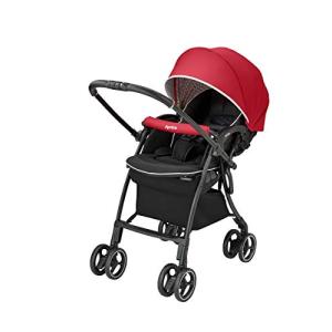 Aprica(アップリカ) A型ベビーカー ラクーナクッション 1か月~36か月まで 軽量 両対面 オート4輪 (レッドトライアングル) 204｜kokomomozu-store
