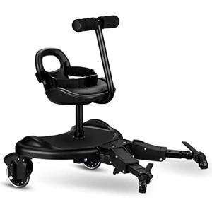 timiland ベビーカーステップ ふたり乗りボード 取り外し可 耐荷重25kg 子供用 二人乗り 補助ペダル 立ち板 座席 ベビーカーパーツ｜kokomomozu-store