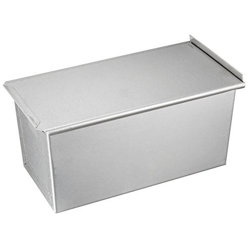 遠藤商事 業務用 アルタイト食パン型(フタ付) 2斤 鉄アルミメッキ 日本製 WSY03020