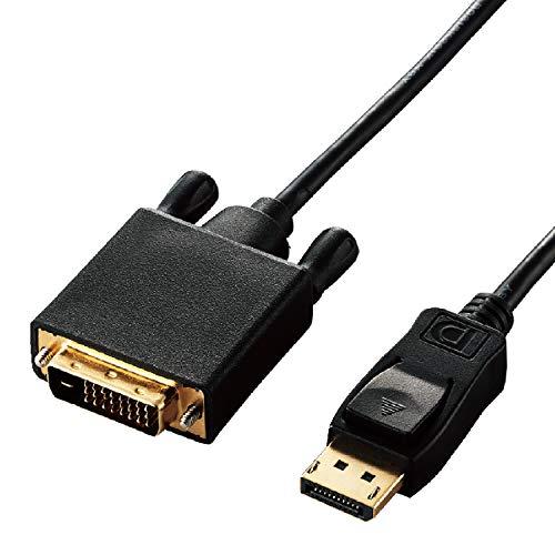 エレコム 変換ケーブル DisplayPort DVI 1.0m ブラック CAC-DPDVI10B...
