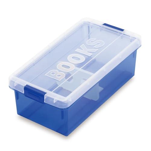 伊勢藤(ISETO) 文庫本収納 文庫本ケース ブルー 幅18.1×奥行37.0×高さ12.4cm ...