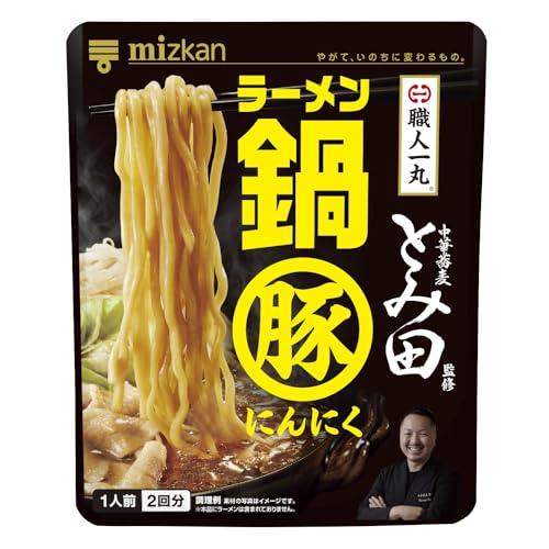 ミツカン 職人一丸 中華蕎麦 とみ田 監修 ラーメン鍋 豚にんにく 72g(2袋入) 鍋の素 鍋つゆ
