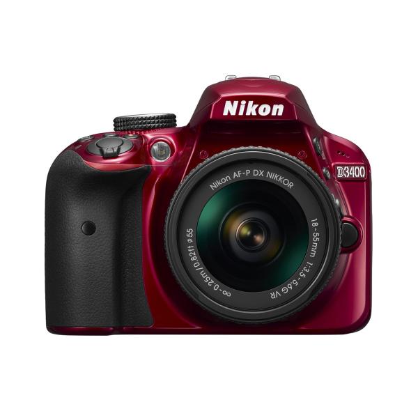 Nikon デジタル一眼レフカメラ D3400 AF-P 18-55 VR レンズキット レッド D...