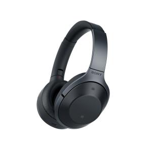 ソニー SONY ワイヤレスノイズキャンセリングヘッドホン MDR-1000X : Bluetooth/ハイレゾ対応 マイク付き ブラック｜KOKONARARU2号店