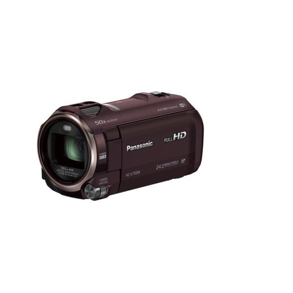 パナソニック デジタルハイビジョンビデオカメラ 内蔵メモリー32GB ブラウン HC-V750M-T