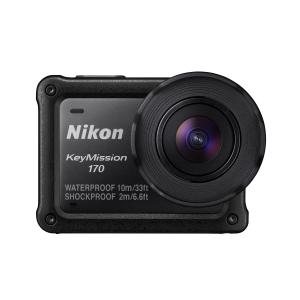 Nikon 防水アクションカメラ KeyMission 170 BK ブラック｜kokonararu-2