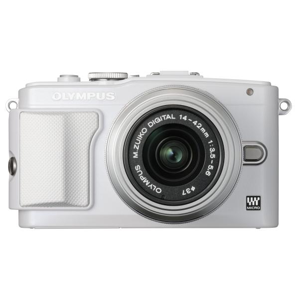 OLYMPUS ミラーレス一眼 PEN Lite E-PL6 レンズキット ホワイト E-PL6 L...