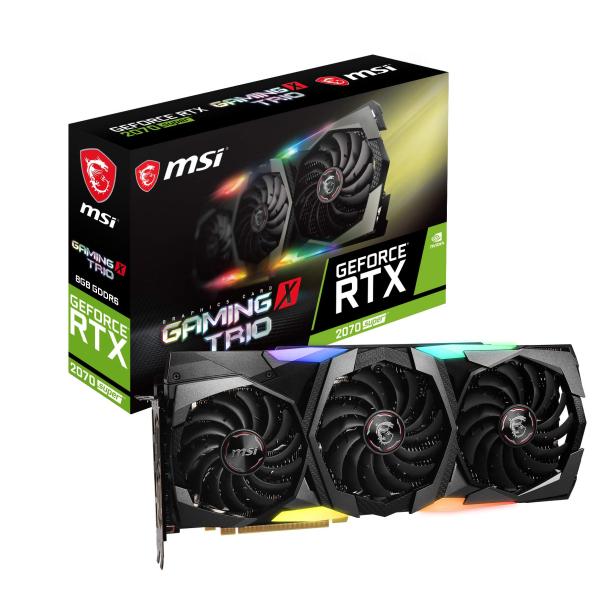 MSI GeForce RTX 2070 SUPER GAMING X TRIO グラフィックスボー...