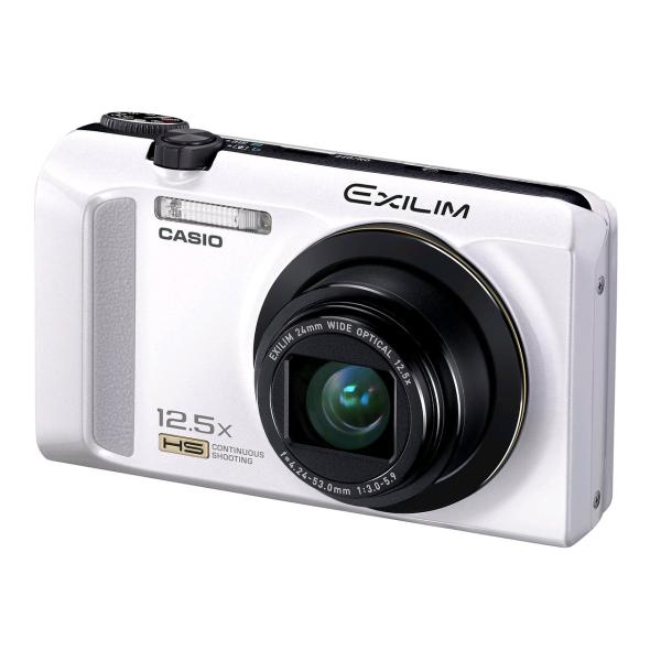 CASIO デジタルカメラ EXILIM EX-ZR200 ホワイト EX-ZR200WE