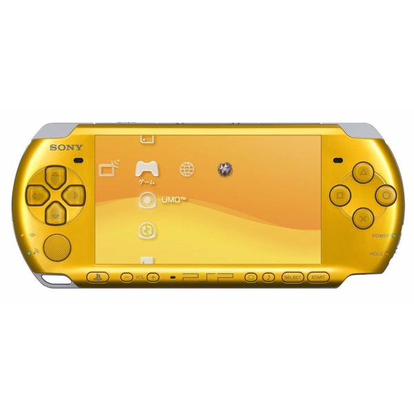 PSP「プレイステーション・ポータブル」 ブライト・イエロー (PSP-3000BY) メーカー生産...
