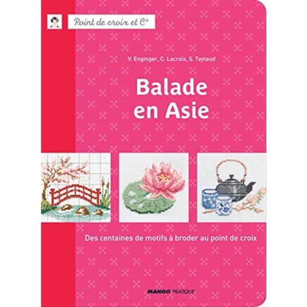 MANGO &lt;Balade en Asie&gt; クロスステッチ図案集-フランス語