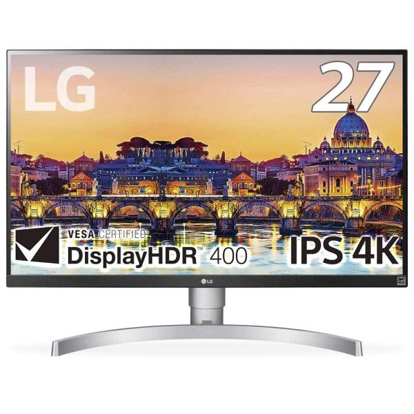 LG モニター ディスプレイ 27UL650-W 27インチ/4K/DisplayHDR400/Fr...