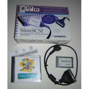 Adaptec SlimSCSI 16ビットpcmcia-to-fast SCSI - 2ホストアダプタPCカードキットapa-1460