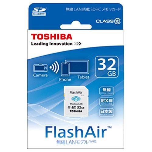 東芝 無線LAN搭載SDHCメモリーカードFlash Air 32GB SD-WD032G