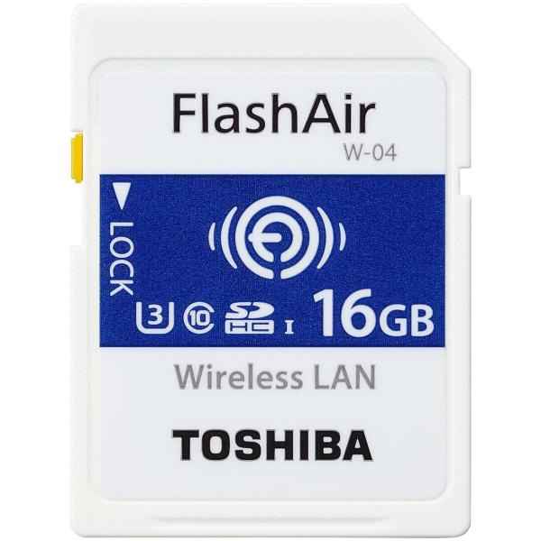 Toshiba（東芝） FlashAir W-04 16 ギガバイト SDHCクラス10 メモリーカ...