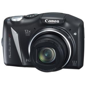 Canon デジタルカメラ Powershot SX130IS ブラック PSSX130IS(BK) 1210万画素 光学12倍 光学28m｜kokonararu
