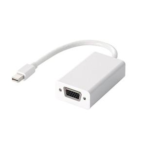 エレコム 変換アダプタ miniDisplayPort-VGA for Mac/Surface/Lenovo ホワイト AD-MDPVGAW｜kokonararu