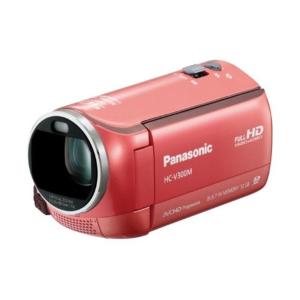 パナソニック デジタルハイビジョンビデオカメラ V300 内蔵メモリー32GB コーラルピンク HC-V300M-P｜kokonararu