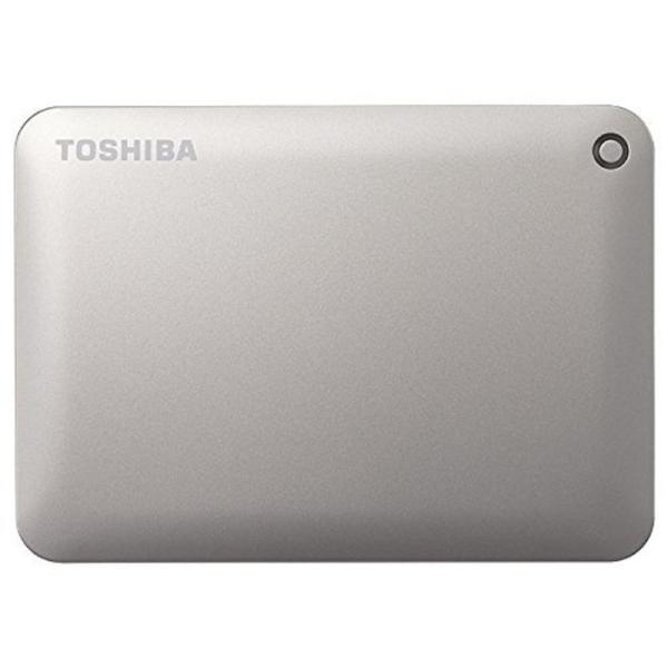 東芝 USB3.0接続 外付けハードディスク 500GB（サテンゴールド）TOSHIBA ポータブル...