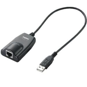 Logitec Giga対応 USB2.0接続 LANアダプタ LAN-GTJ/U2B｜kokonararu