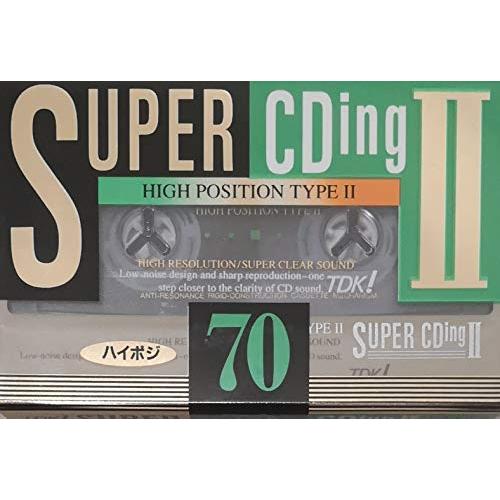 TDK カセットテープ CDingII 2 ハイポジ 70分 SCD2-70A