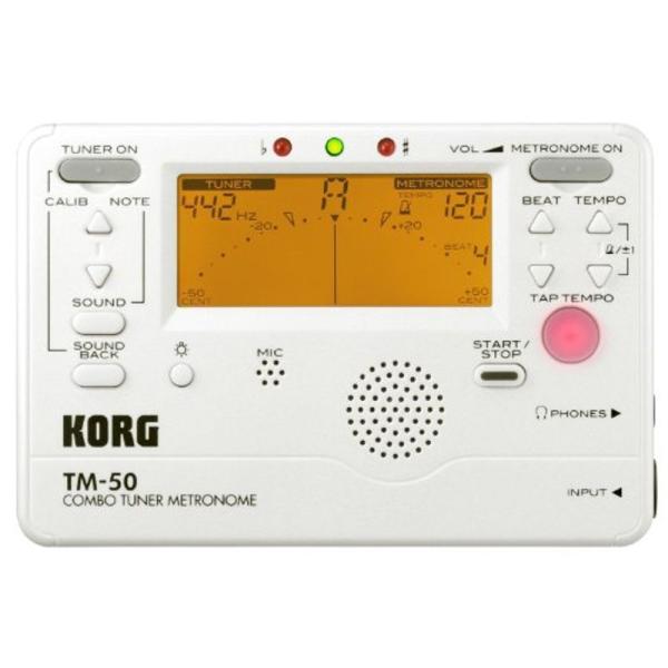 KORG チューナー/メトロノーム TM-50 PW パールホワイト