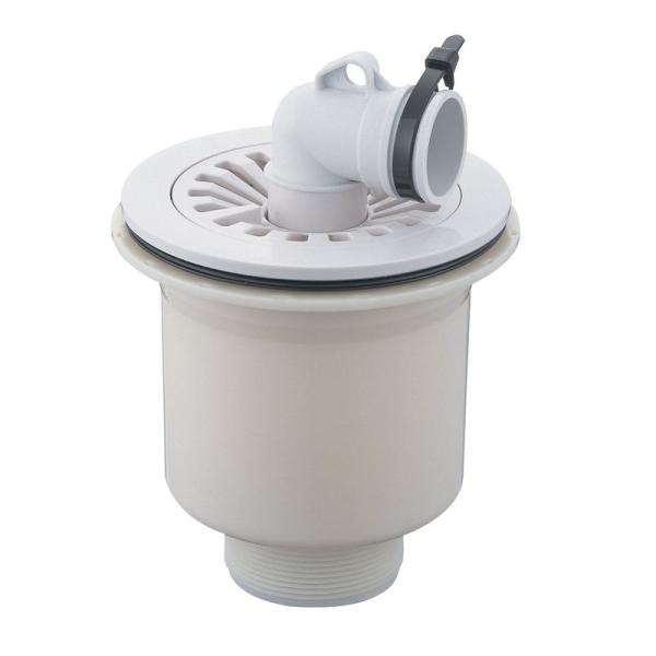 SANEI 洗濯機排水トラップ VU、VPパイプ兼用 縦排水用 JH5552-50