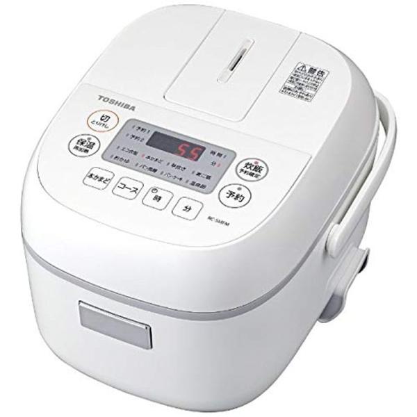 東芝 マイコンジャー炊飯器（3合炊き） ホワイトTOSHIBA RC-5MFM-W