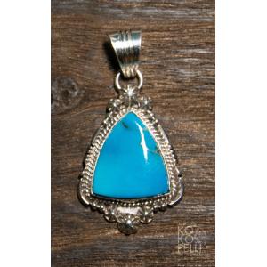 ナバホ族 K.Williams /スパイダーウェブキングマンターコイズ