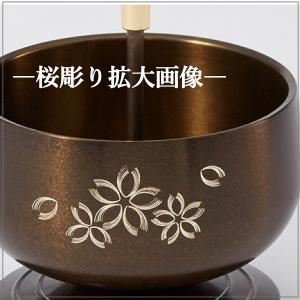 【新掲載特別値引き】 仏具 りん 豆りん 桜 ...の詳細画像2