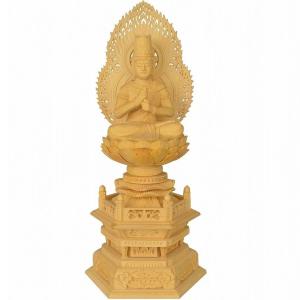 仏像 真言宗 大日如来像 桧木 2.0寸 2....の詳細画像3