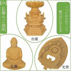 仏像 阿弥陀如来像 浄土宗 天台宗 時宗 桧木...の詳細画像5