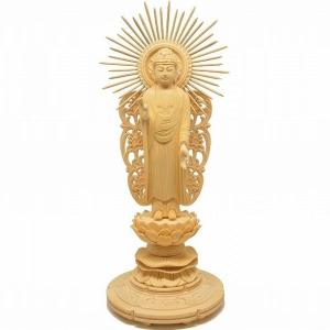 仏像 浄土真宗 本願寺派 西立弥陀如来像 桧木...の詳細画像2
