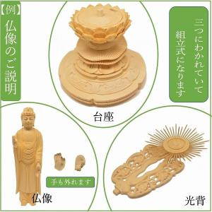 仏像 浄土真宗 本願寺派 西立弥陀如来像 桧木...の詳細画像4